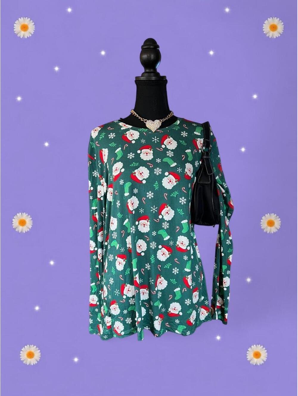 Jollidays Santa Christmas Sleep Shirt NWT size XXL